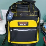 AIRAJ Waterproof Tool Backpack Tool Bag Rubber Base Heavy Duty Tool Organizer Electrician Plumber Maintenance Worker Tool Bags