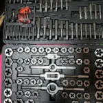 VEVOR Tap and Die Set 40PCs 60PCs 80PCs 110/116PCs Metric or SAE Standard Bearing Steel Taps and Dies Essential Threading Tool