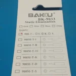 3tips / set BAKU Solder Iron Tips Static Elimination Lead Free Welding Head Soldering Tips For 900M 907 913 376 453 601D 878L