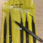 6pcs anti-static stainless steel tweezers set repair repair tool set anti-static hand tool set for model making