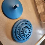 Hot 1pcs Round Shape Plastic Hard 100pcs 1-13mm Drill Bit Storage Case Stand Blue Hole Bore Plastic Organizer Container Box