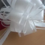 White Wedding Car Ribbon Pull Bows Knot Gift Wrap Wedding Car Decor Birthday Party Supplies Pew Chairs DIY Home Decoration