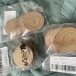 3-12cm Thick 1 Pack Natural Pine Round Unfinished Wood Slices Circles With Tree Bark Log Discs DIY Crafts Wedding Party Painting