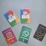 Standard NFC Instagram Google Review Cards Android/iPhone Tap URL Writing Social Business Review Cards