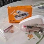 1PC Mini Sewing Machines Needlework Cordless Hand-Held Clothes Useful Portable Sewing Machines DIY Apparel Sewing Fabric Tool