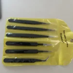 6pcs anti-static stainless steel tweezers set repair repair tool set anti-static hand tool set for model making