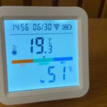 Tuya ZigBee Smart Home Temperature Humidity Sensor with BackLight LCD Works With Google Assistant and Need Tuya Zigbee Hub