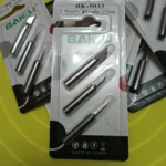 3tips / set BAKU Solder Iron Tips Static Elimination Lead Free Welding Head Soldering Tips For 900M 907 913 376 453 601D 878L