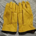 Work Gloves Cowhide Leather Workers Work Welding Safety Protection Garden Sports Motorcycle Driver Wear-resistant Gloves