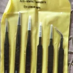 6pcs anti-static stainless steel tweezers set repair repair tool set anti-static hand tool set for model making