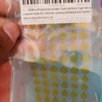 100Pcs Protective sticker Dust stickers high temperature tape for iphone camera infrared dot matrix