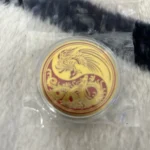 Chinese New Year 2024 Dragons Playing with Beads Collectible Coins Gold Plated Lucky Coin China Mascot Commemorative Souvenir