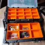 Portable Tool Box 2-layer Large Toolbox Plastic Tool Box Organizer Box Parts Storage Box Screws Hardware Tool Storage Box Drawer