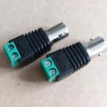 2/5/10pcs 12V DC BNC Male female Connector Coax CAT5 Video Balun Adapter Plug for Led Strip Lights CCTV Camera Accessories