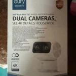 eufy Security Indoor Cam S350 Dual Cameras 4K UHD Resolution Security Camera 8× Zoom 360° PTZ Human/Pet AI Wifi Surveillance cam