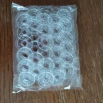 Hot sell 30pc Sewing Bobbins Spool Transparent Plastic Empty Bobbins For Brother Sewing Machine 5BB5552