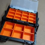 Portable Tool Box 2-layer Large Toolbox Plastic Tool Box Organizer Box Parts Storage Box Screws Hardware Tool Storage Box Drawer