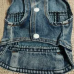 Dog Jeans Jacket Cool Puppy Denim Dog Shirts for Small Medium Dogs Cats Lapel Harness Vests Washed Scratch Design Dog Clothes