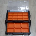 Portable Parts Storage Box Hardware Screws Organizer Multi-grid Tool box Organizer Box Case Compartment Toolbox for Mechanics