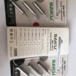 3tips / set BAKU Solder Iron Tips Static Elimination Lead Free Welding Head Soldering Tips For 900M 907 913 376 453 601D 878L