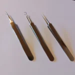 Tweezers German Ultra-fine Cell Pimples Blackhead Clip Tweezers Beauty Salon Special Scraping Closing Artifact Acne Needle Tool