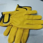 Work Gloves Cowhide Leather Workers Work Welding Safety Protection Garden Sports Motorcycle Driver Wear-resistant Gloves