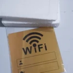 Acrylic Mirror WiFi Sign Sticker for Public Places House Shops Handwriting Account and Password Wifi Notice Board Signs