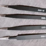 2/6pcs Precision Tweezers Set ESD Anti-Static Stainless Steel Tweezers Repair Tools for Electronics Repair Soldering Craft Tools