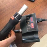 8898 Heat Gun Electric Soldering Iron Dual Digital Display 2 in 1 Welding Station Welding Maintenance Tool Combination EU Plug