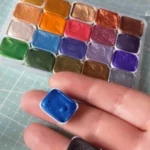 Dunhuang Color Mineral Pearlescent Watercolor Pigment Solid Packaging DIY Clay Coloring Nail Art Dripping Glue Color Painting