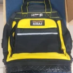 AIRAJ Waterproof Tool Backpack Tool Bag Rubber Base Heavy Duty Tool Organizer Electrician Plumber Maintenance Worker Tool Bags