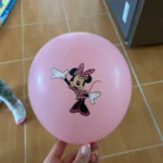 Disney 10/20/30pcs 12 Inch Pink Minnie Mouse Latex Balloon Party Supplies Party Balloon Balloons for Birthday Party Decorations