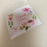 100Pcs Plastic Bags Thank you Cookie&Candy Bag Self-Adhesive For Wedding Birthday Party Gift Bag Biscuit Baking Packaging Bag