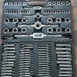 VEVOR Tap and Die Set 40PCs 60PCs 80PCs 110/116PCs Metric or SAE Standard Bearing Steel Taps and Dies Essential Threading Tool