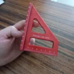 3D Multi Angle Measuring Ruler 45/90 Degree Plastic Carpentry Square Protractor Drawing Line Ruler Miter Triangle Layout Tool