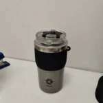 Stainless Steel Coffee Cup Coffee Mug Thermos Cup Portable Travel Mug With Lifting Rope Leak-Proof Non-Slip 500ml/400ml