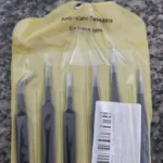 6pcs anti-static stainless steel tweezers set repair repair tool set anti-static hand tool set for model making