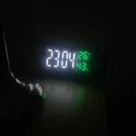 180° Rotation Projection Digital Alarm Clock Temperature Humidity Night Mode Snooze Table Clock 12/24H USB Projector LED Clock