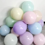 30/50pcs 5/12/ 10inch Macaron Latex Balloon Pastel Pink White Color Ballon Wedding Party Birthday Decoration Baby Shower Decor