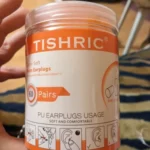 TISHRIC Earplugs Soft Sponge Ear Plugs Noise Reduction Sleeping Earplug Travel Noise Reduction Rate 35.5db Sound Insulation