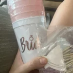 1Set Bachelorette Party Team Bride Plastic Drinking Cups Bridal Shower Gift Bride to be Hen Party Supplies Wedding Decorations