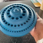 Hot 1pcs Round Shape Plastic Hard 100pcs 1-13mm Drill Bit Storage Case Stand Blue Hole Bore Plastic Organizer Container Box