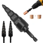 5 In 1 Air Conditioner Copper Pipe Expander Swaging Drill Bit Set Swage Tube Expander Soft Copper Tubing Tools or HVAC Repair