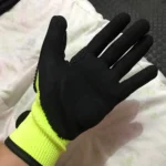 Cut Resistant Safety Work Glove Anti Vibration Anti Impact Oil-proof Protective With Nitrile Dipped Palm Glove for Working