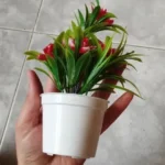 Artificial Potted Simulation Fake Yellow Red Orange Pink Purple Plants Flower Home Garden Table Decoration Room Ornament Bonsai