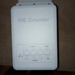 5 Ports Outdoor PoE++ Gigabit Extender, 1 in 4 Out PoE Repeater with 1000Mbps, IEEE802.3af/at/bt Compatible, IP65 Waterproof