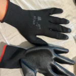 Nylon Safety Working Gloves Premium Nitrile Coated Builders Excellent Grip Gardening Grip Industrial Protective Work Gloves