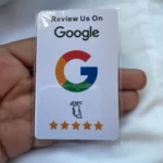 Google Reviews NFC Cards Boost Your Reviews PVC Material Durable