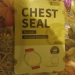 RHINO RESCUE Tactical Chest Seal Vented,Military-Grade Trauma Care for Combat Medics Chest Sealing Patch,IFAK Supplies