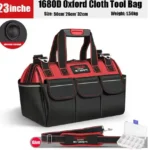 2023 NEW Tool Bag 1680D Oxford Cloth Electrician Organizer Carpenter Professional Storage Multifunction Large Capacity Toolbag